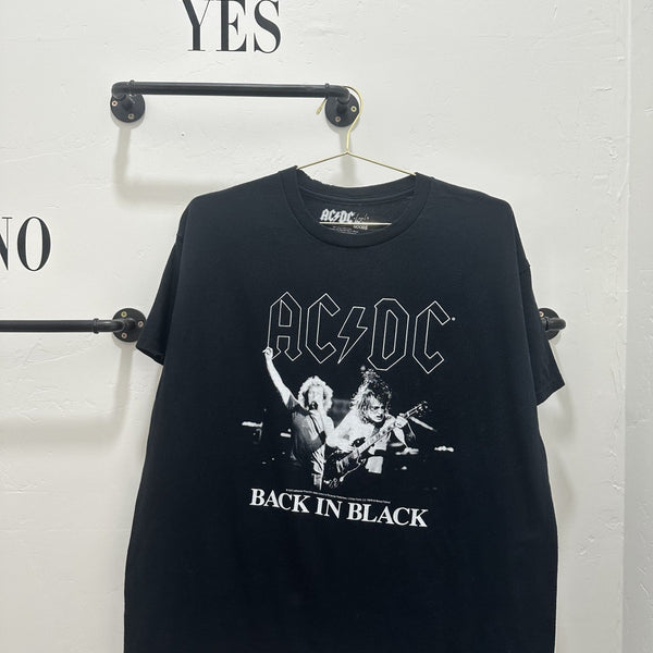 AC DC Blk/Wht Tee