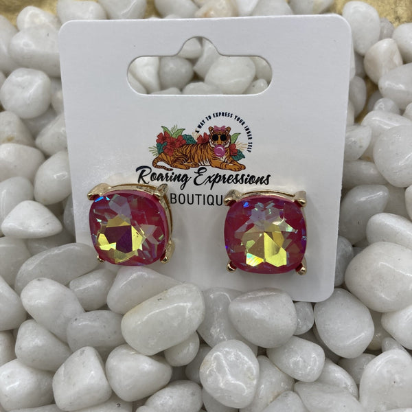 Blush/Gold Stud