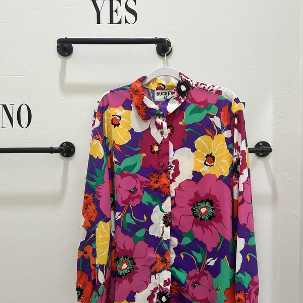 Bright Floral Blouse