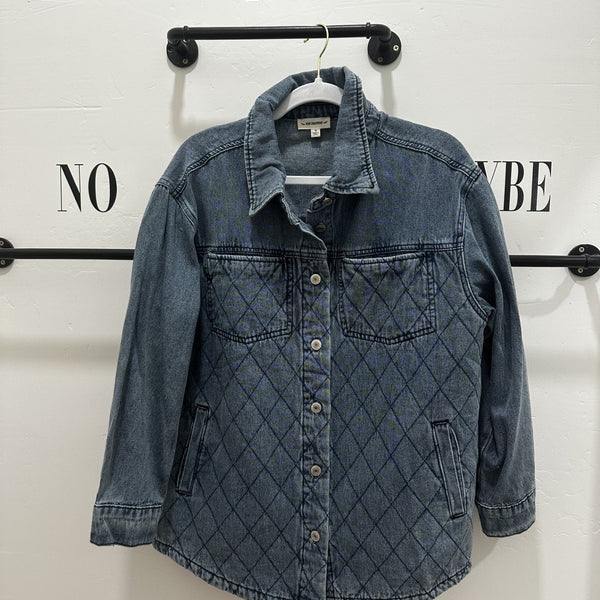 Denim Quilted Jacket