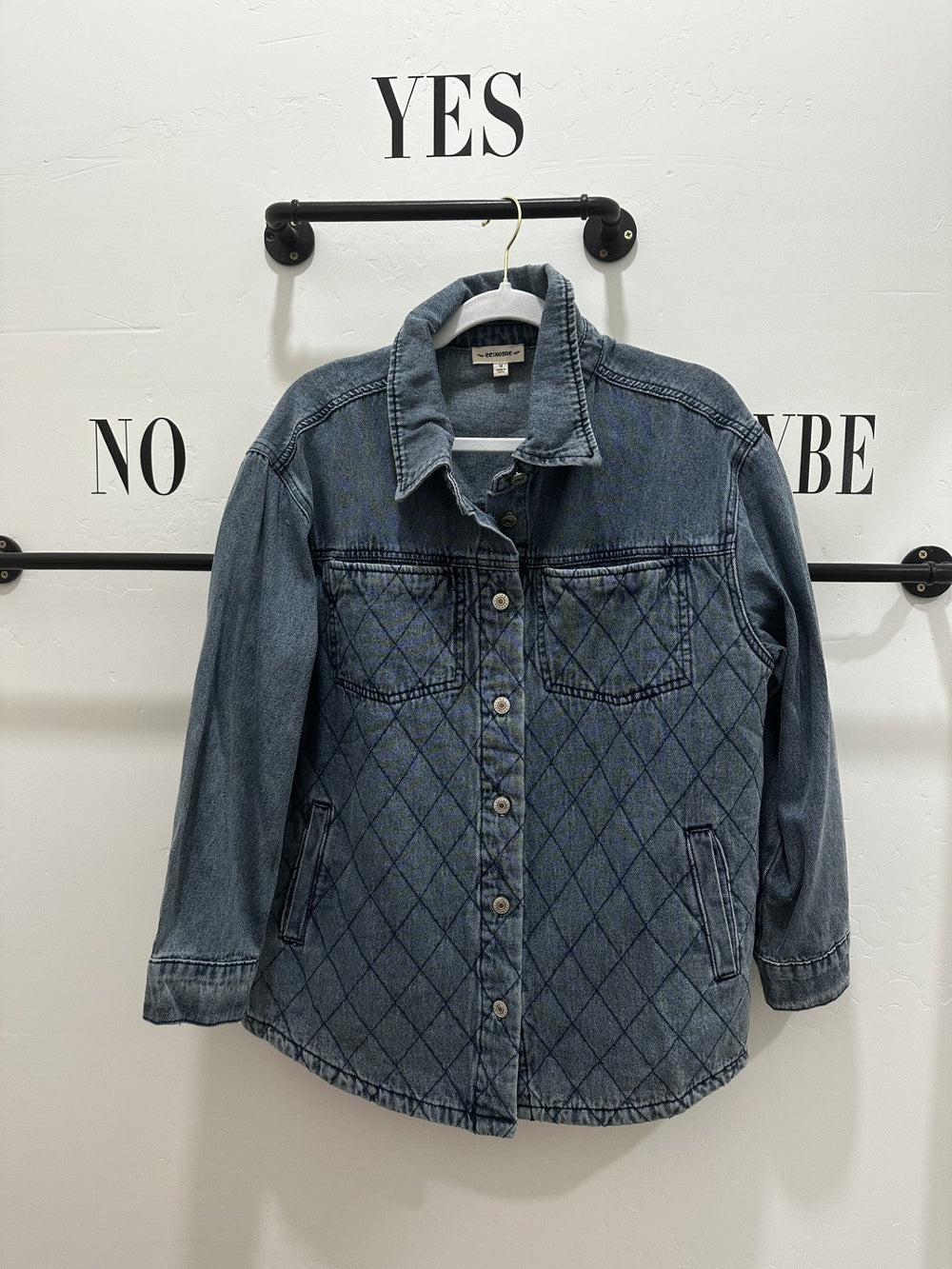 Denim Quilted Jacket