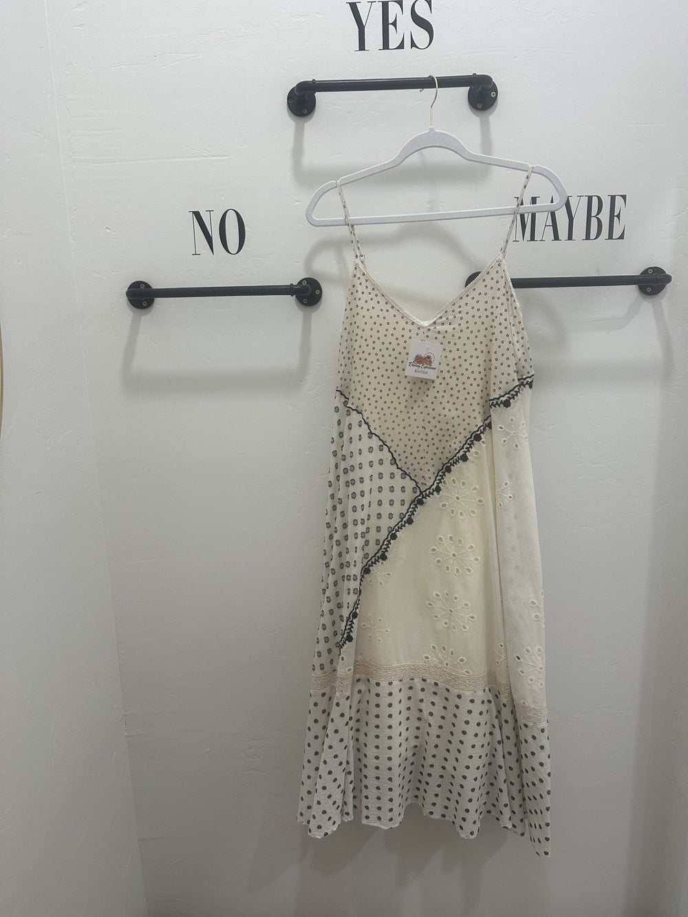 Embroidery Patch Detail Dress