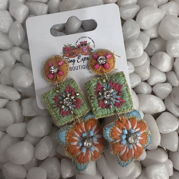 Fiesta Drop Symmetric Earring