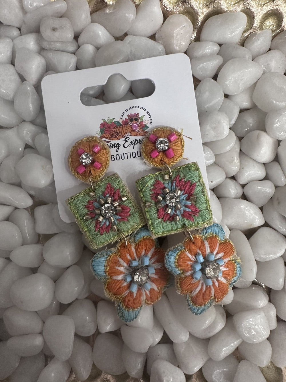 Fiesta Drop Symmetric Earring