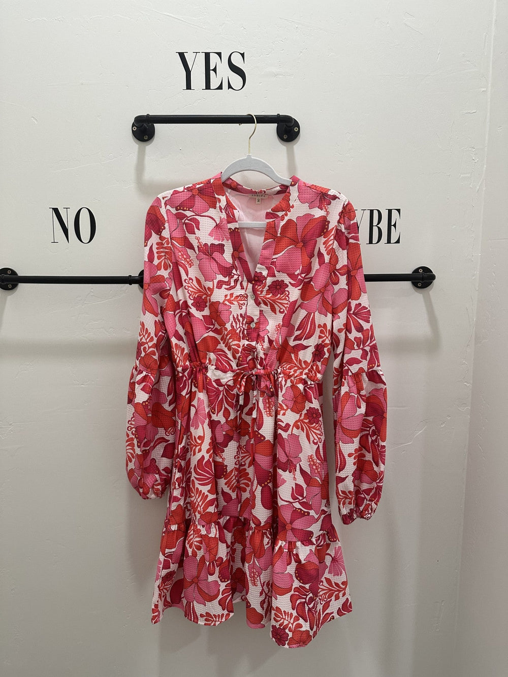 Flower Drawstring  Dress