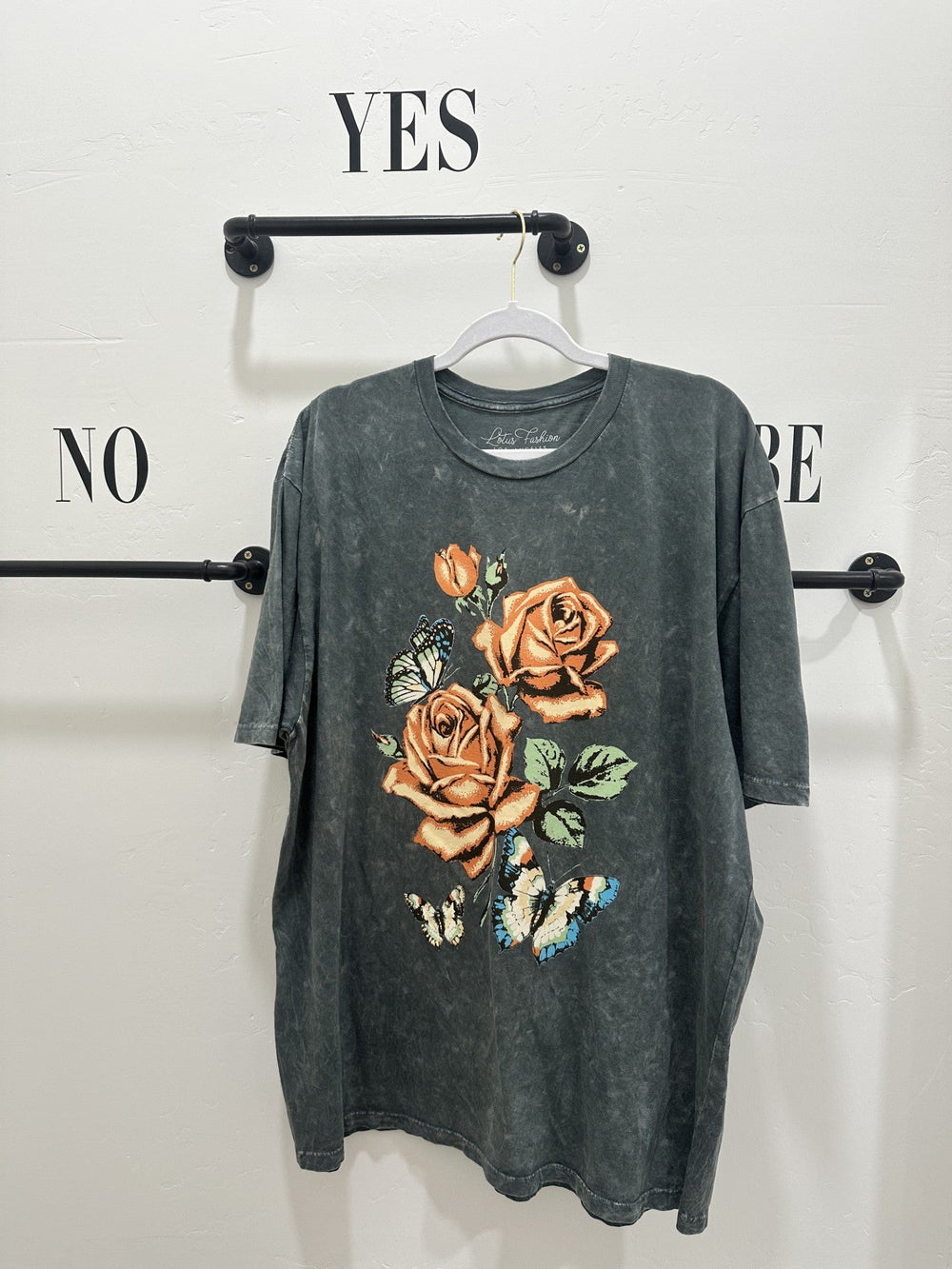 Flowers And Butterflies Graphic