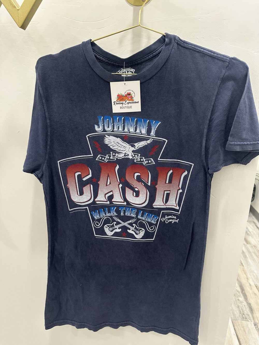 Johnny Cash Walk the Line Graphic