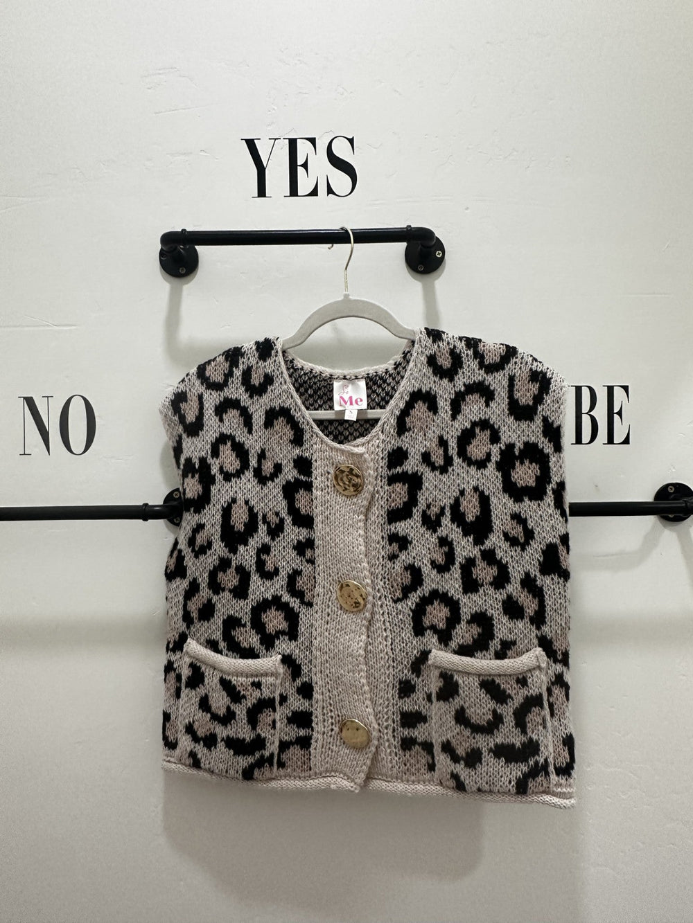 Leopard Sweater Vest