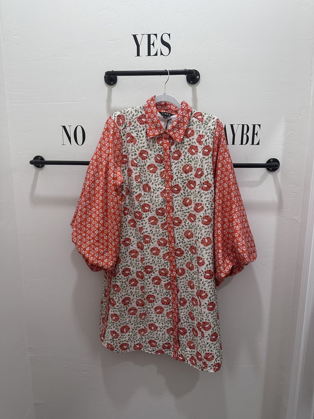 Orange Crush Floral Dress