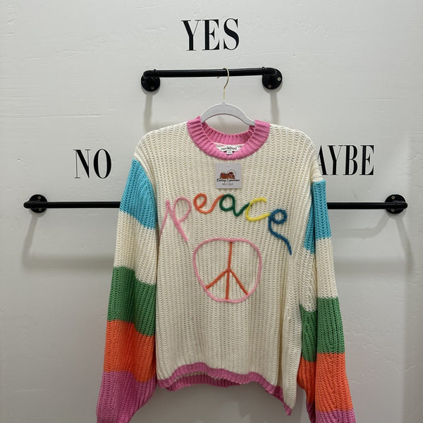 Peace Chunky Sweater