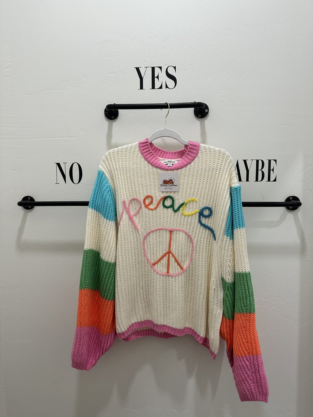 Peace Chunky Sweater