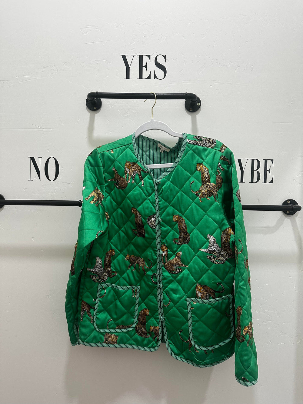 Quilted Leopard Jacket