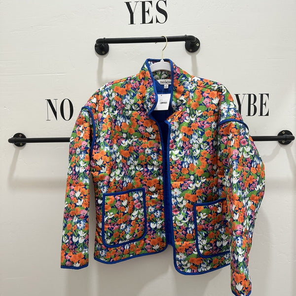 Quilted Retro Floral Jacket