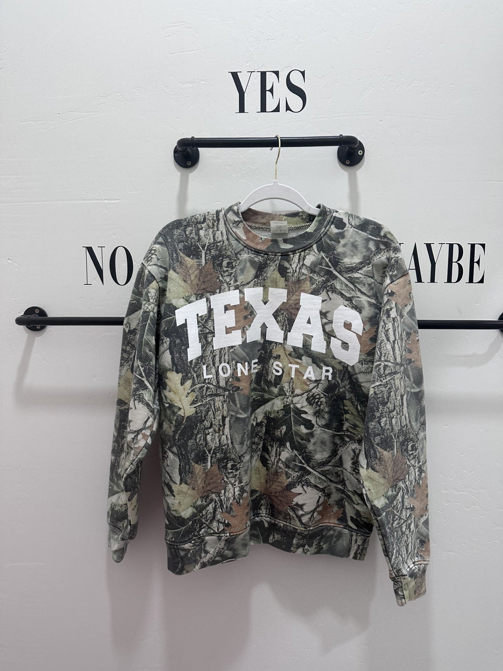 Texas Lonestar Camo Sweatshirt
