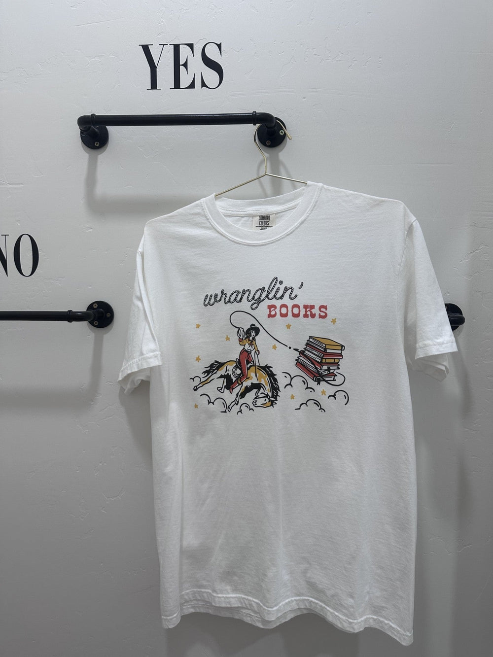 Wranglin' Books Tee